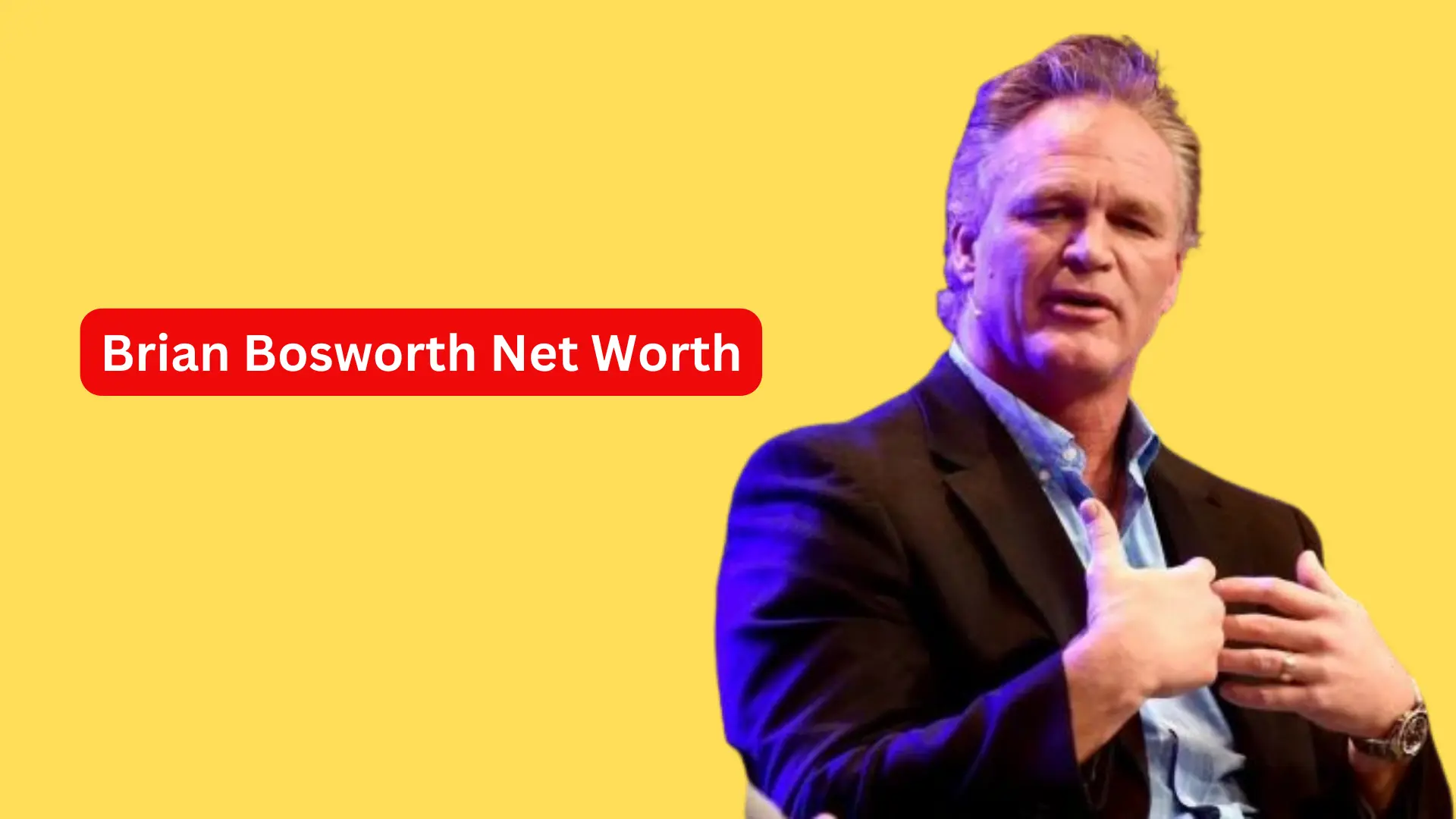 Brian Bosworth Net Worth