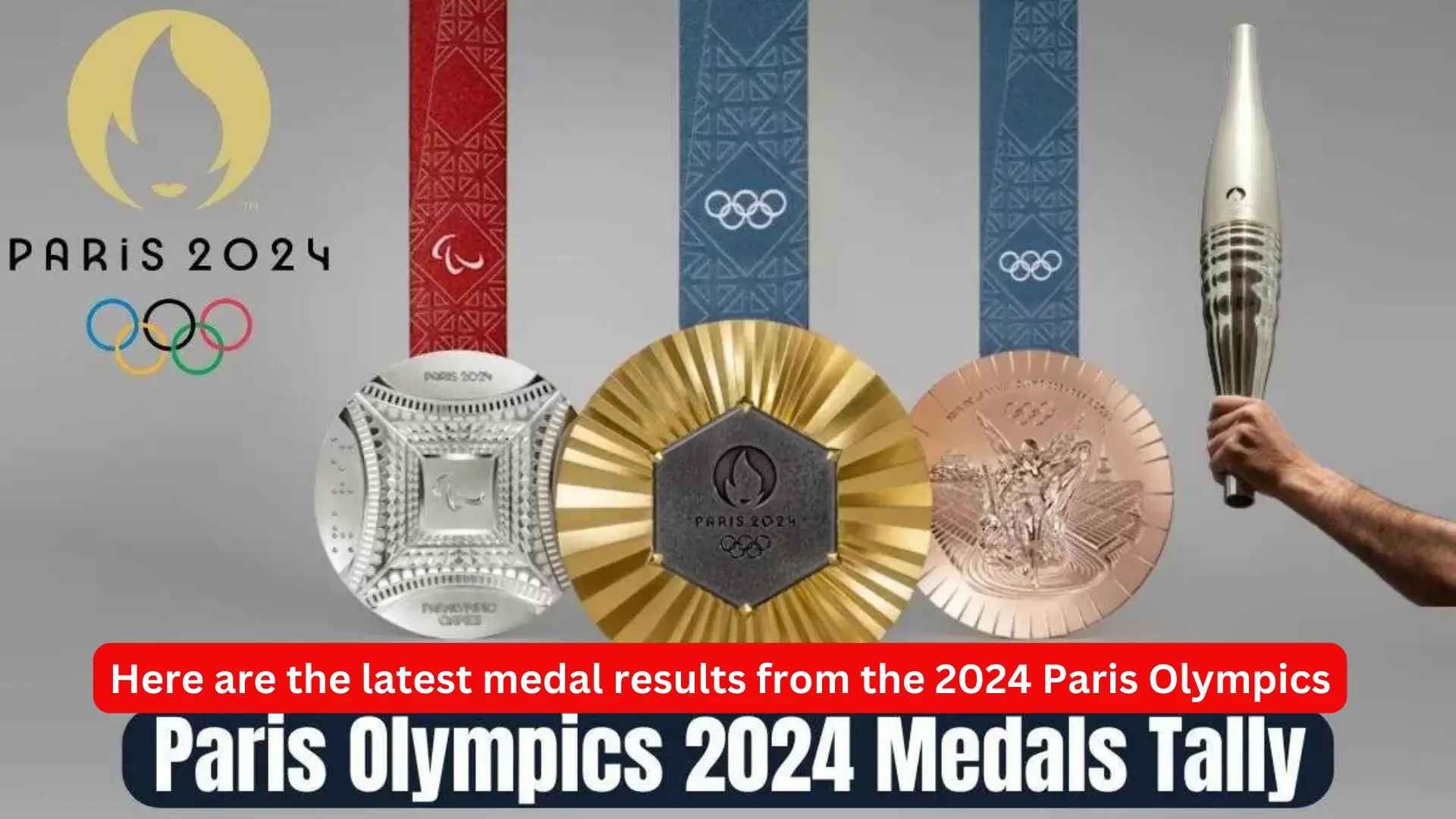 Here are the latest medal results from the 2024 Paris Olympics