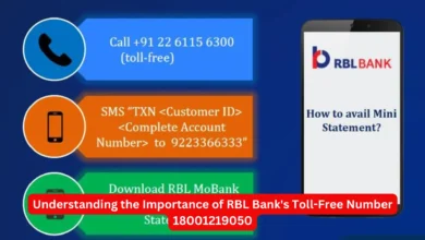 Understanding the Importance of RBL Bank's Toll-Free Number 18001219050