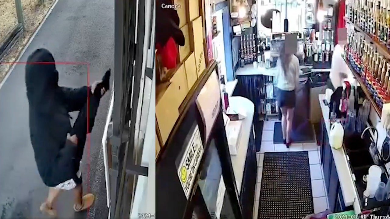 Washington coffee shop owner who was robbed at gunpoint on camera 'felt like I was going to be shot'