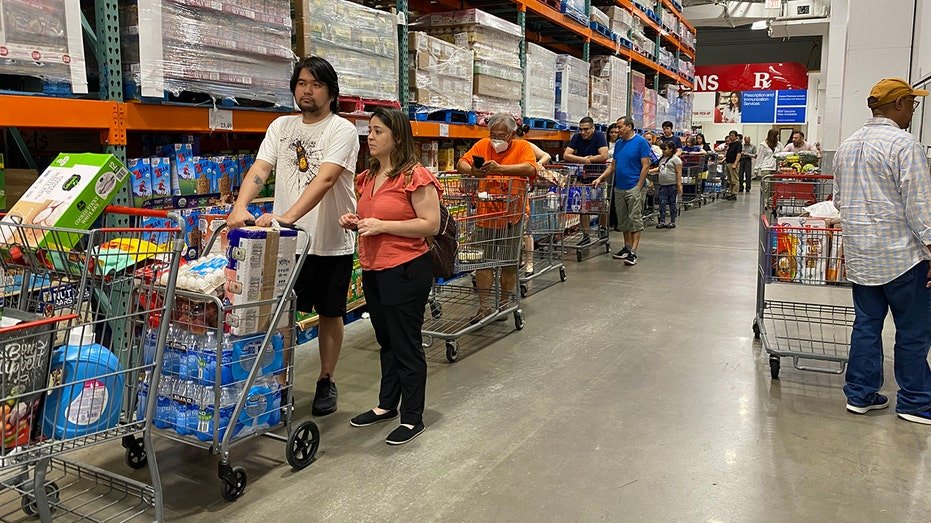 Queens Costco self checkout